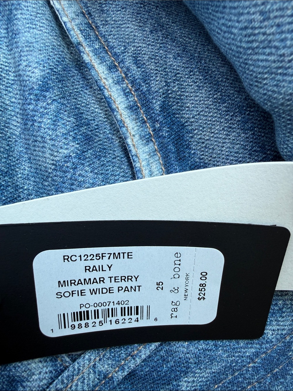 rag & bone Women's Light Blue Flare Jeans - Picture 7 of 7